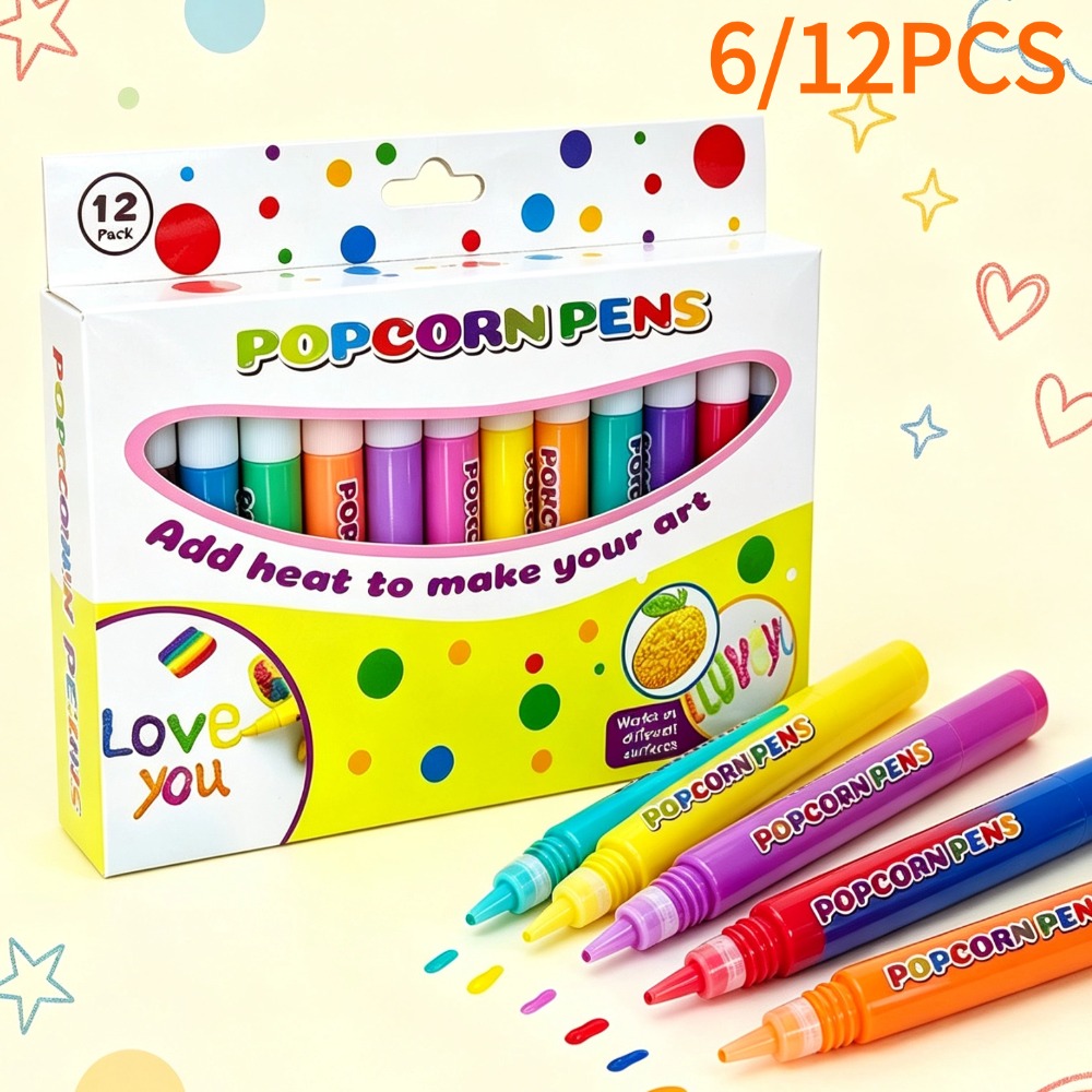 Illustration Marker Set - Conjunto de Canetas Mágicas para Pipoca