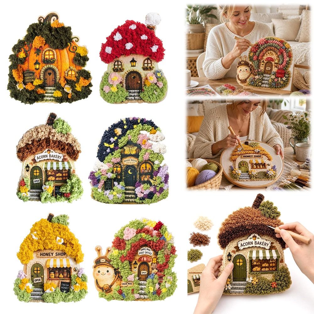 Art Craft Village - Kit de Arte em Tecido 3D