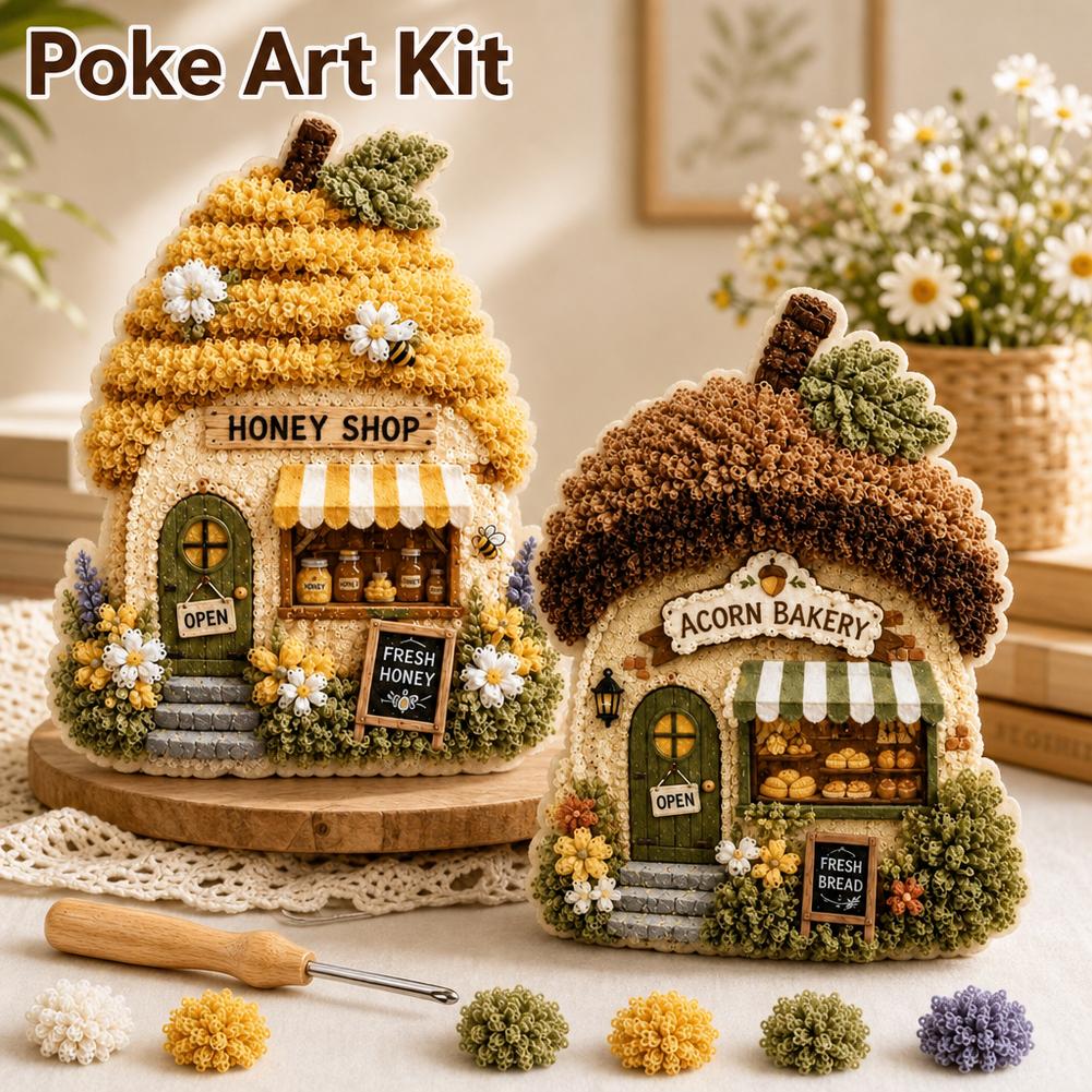 Art Craft Village - Kit de Arte em Tecido 3D