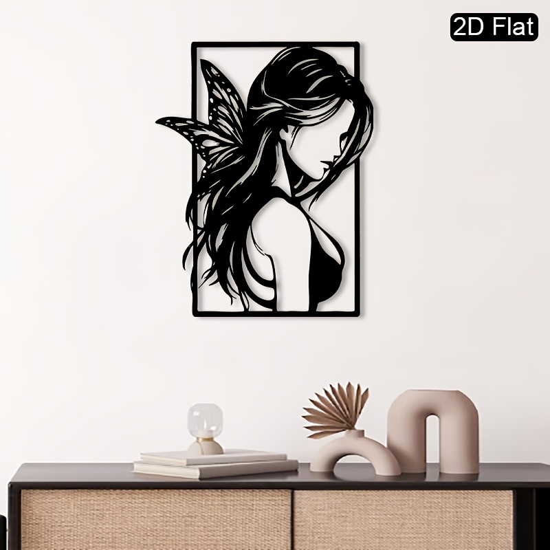 Art And Craft Studio - CIFBUY Escultura de Parede em Metal