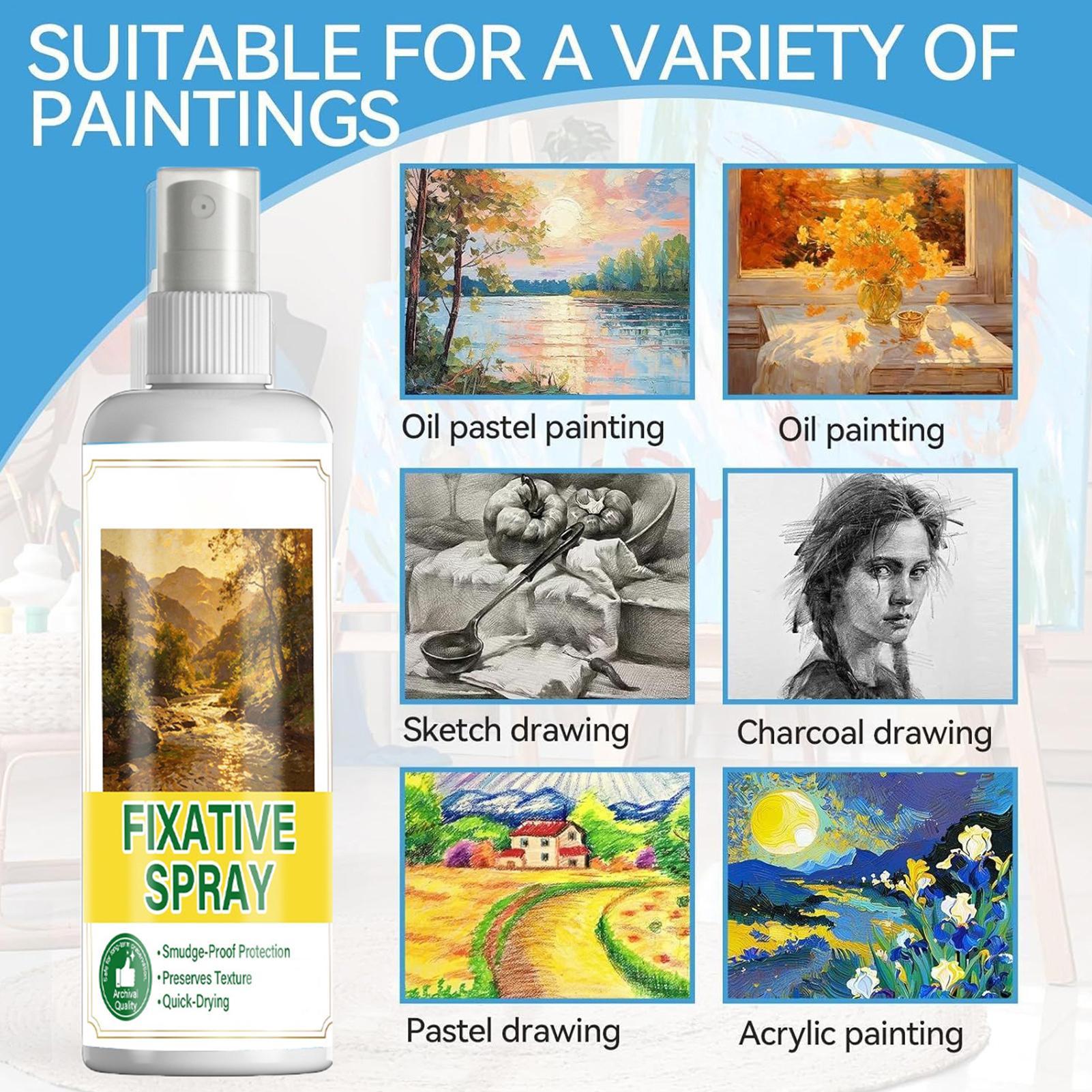 Art Craft Website - Spray Fixador 120ml de Secagem Rápida,