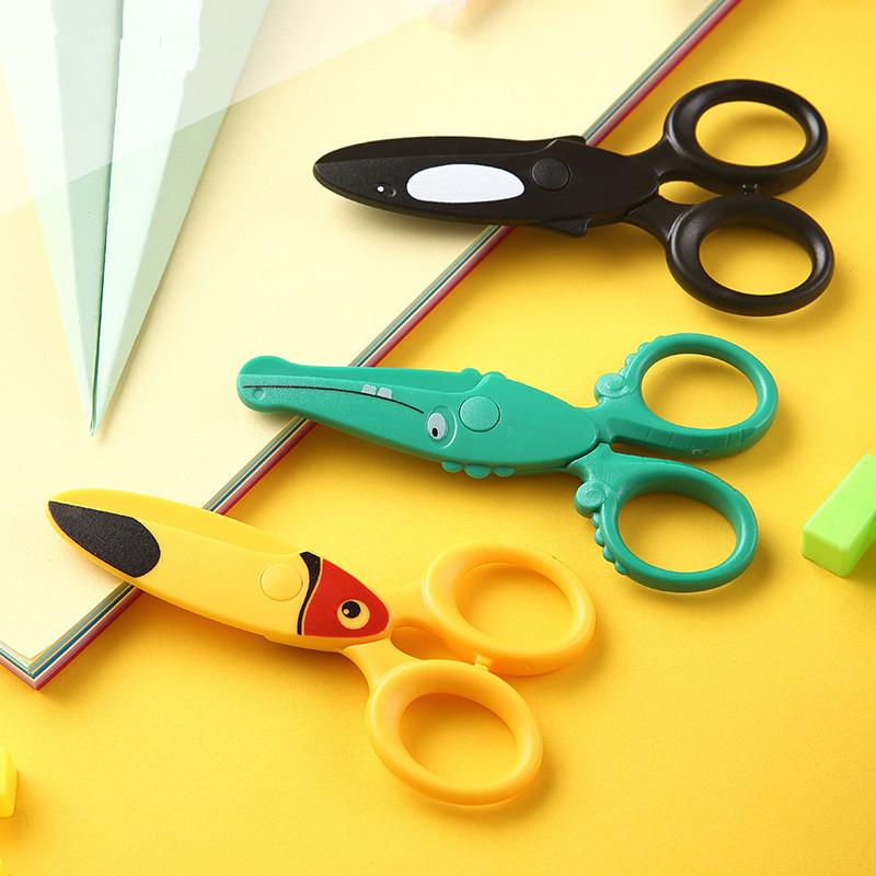 Art Craft For Preschool - Tesoura de plástico para crianças, 3