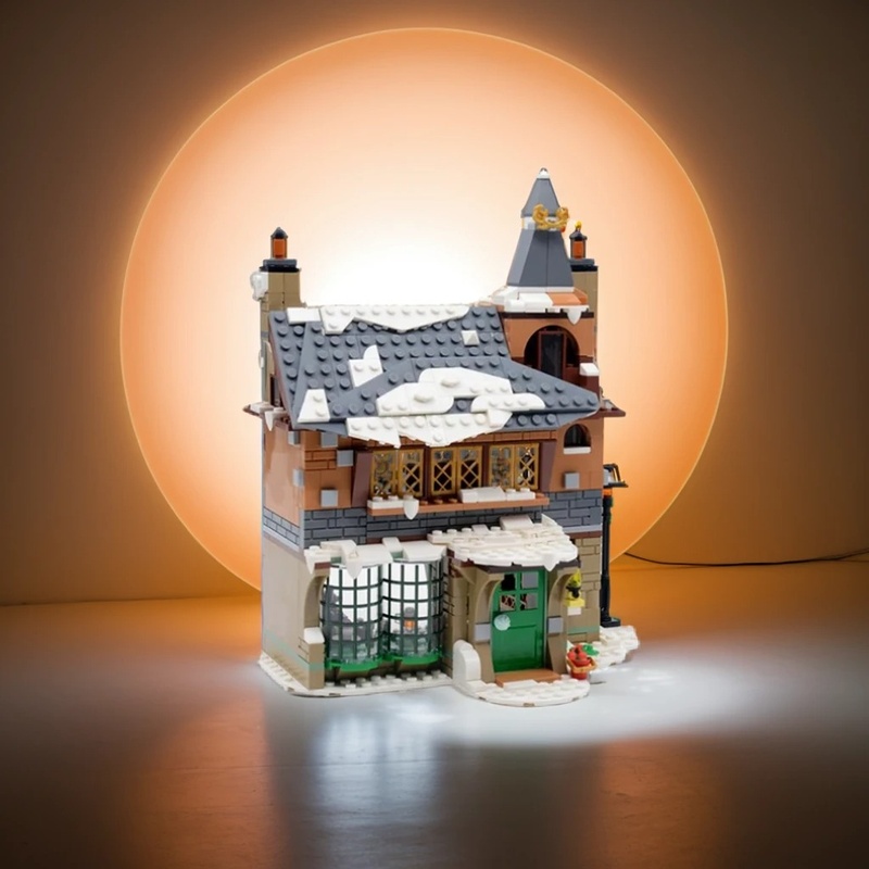 Art Craft Village - 691 peças MOC Aldeia de Inverno