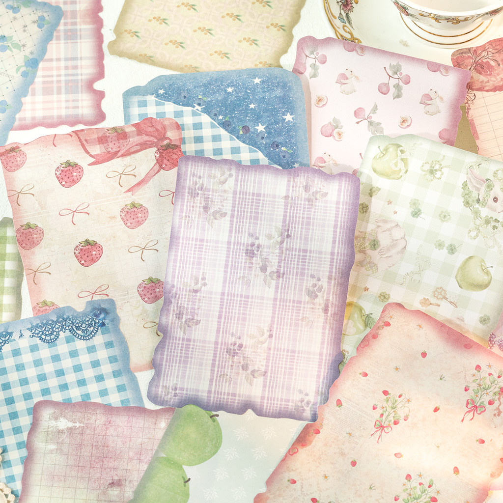 Art Craft Background - 30 Folhas de Papel Vintage para