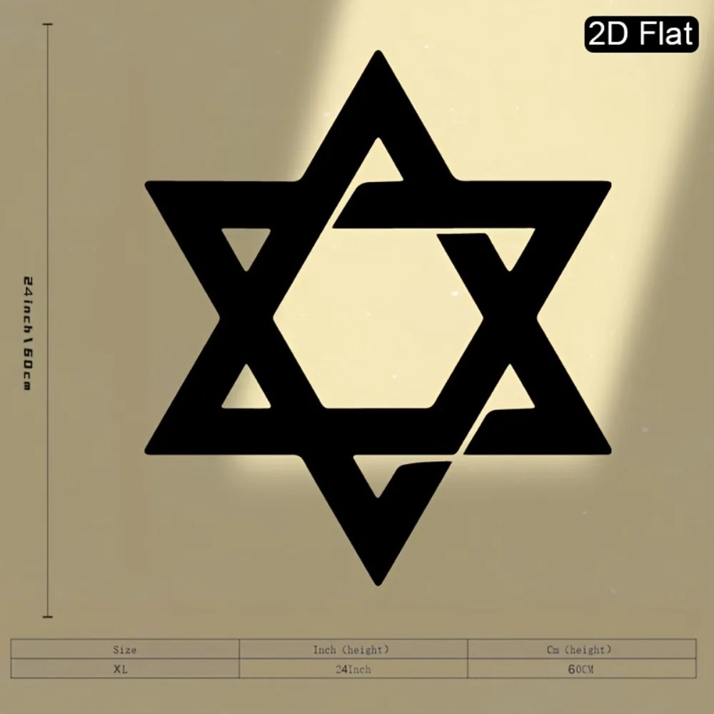 Art & Craft Paper Ideas - CIFBUY Escultura de Metal Estrela de