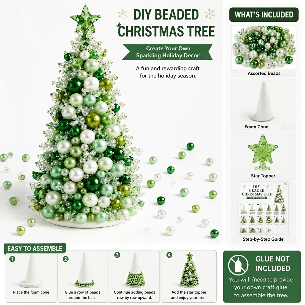 Art Craft Christmas Tree - Kit DIY de Árvore de Natal