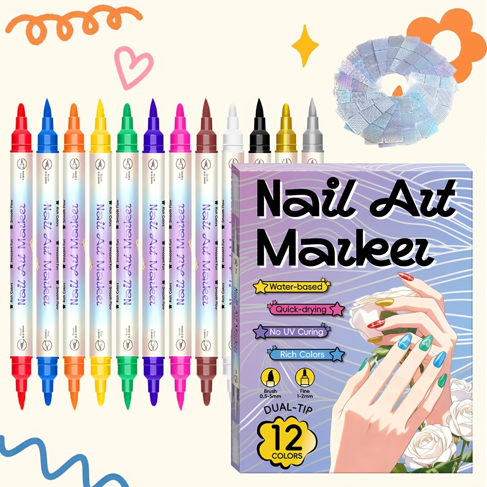 Illustration Marker Set - Conjunto de 12 Canetas para Arte