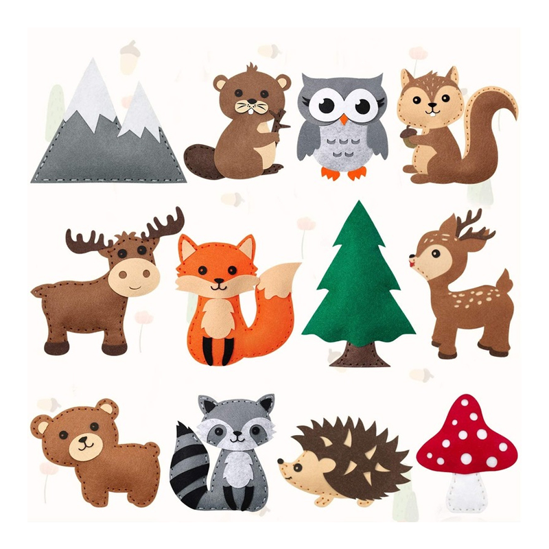 Art Craft Kite - Woodland Animals Craft Kit para Crianças,