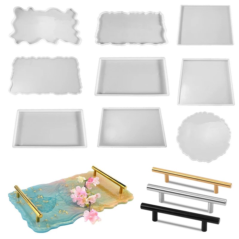 Art Craft Website - Bandeja de resina epóxi molde de