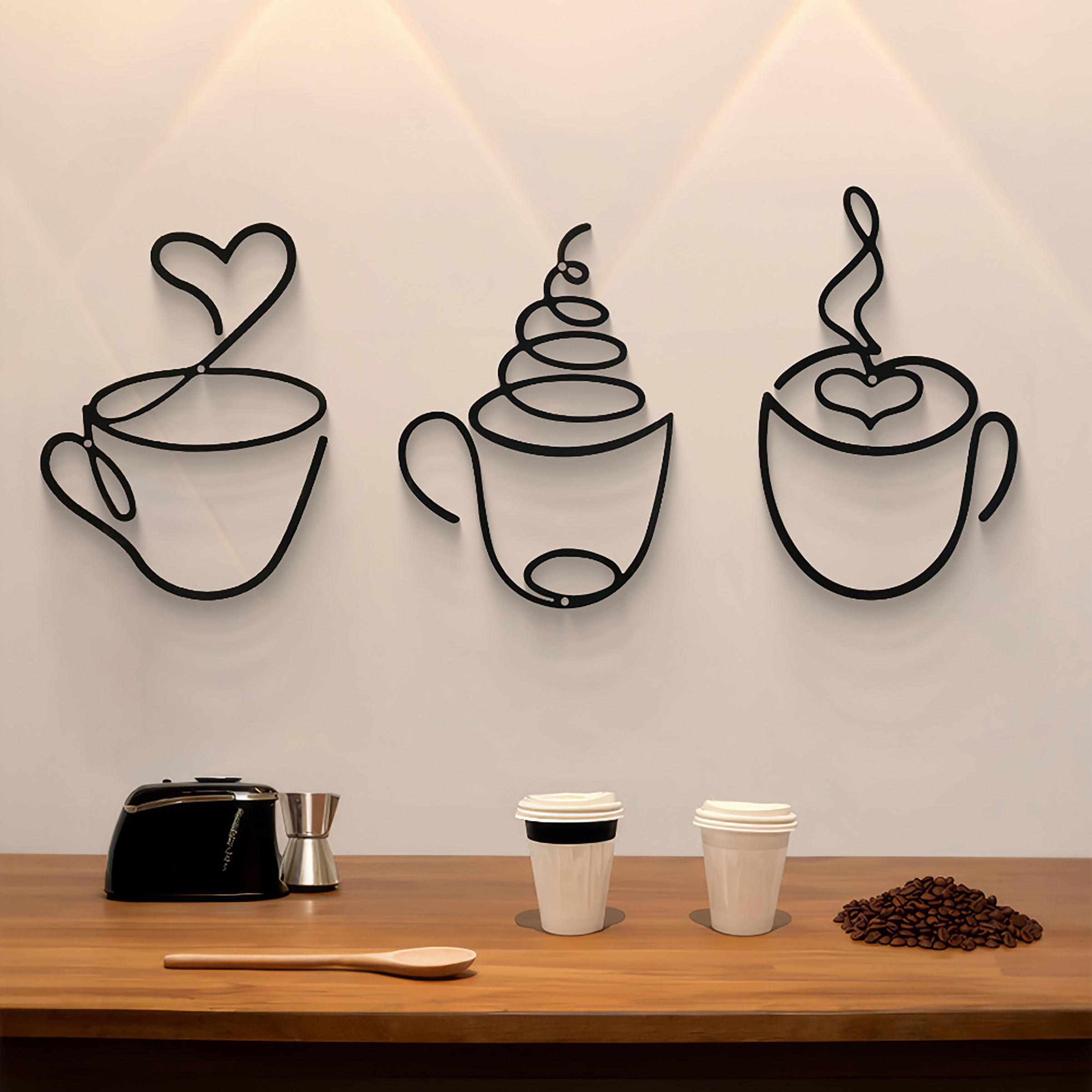 Art Craft Website - Conjunto Criativo de Decoração de Café