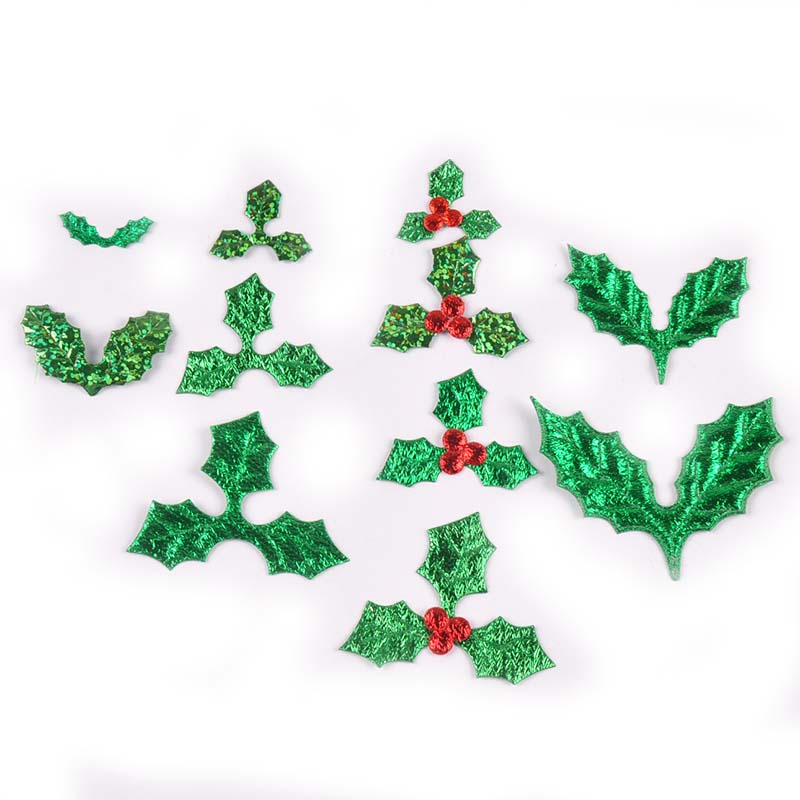 100 pçs 25-60mm folhas de árvo - Art Craft Christmas Tree avaliação e preço