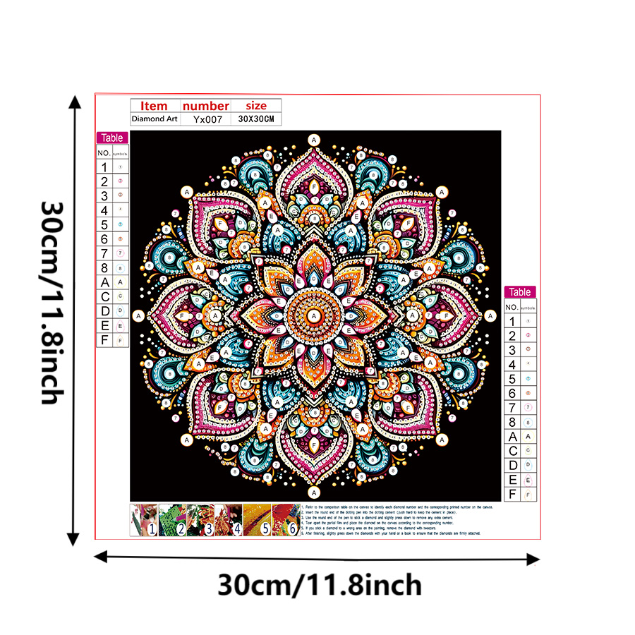 5d diy pintura diamante flor k - Art Craft Website avaliação e preço