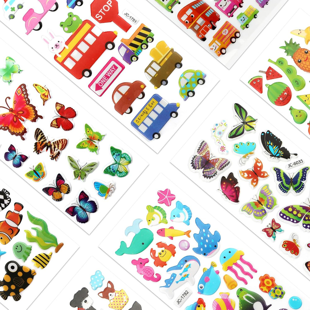 Adesivos 3D Puffy Bubble para  - Art Craft Toddler avaliação e preço