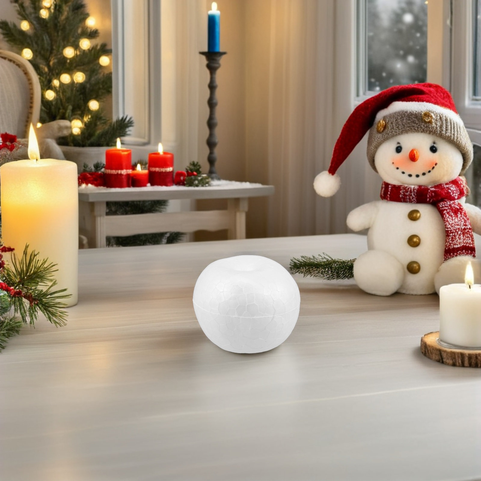 20 Peças de Espuma Branca para - Art Craft Christmas Tree avaliação e preço
