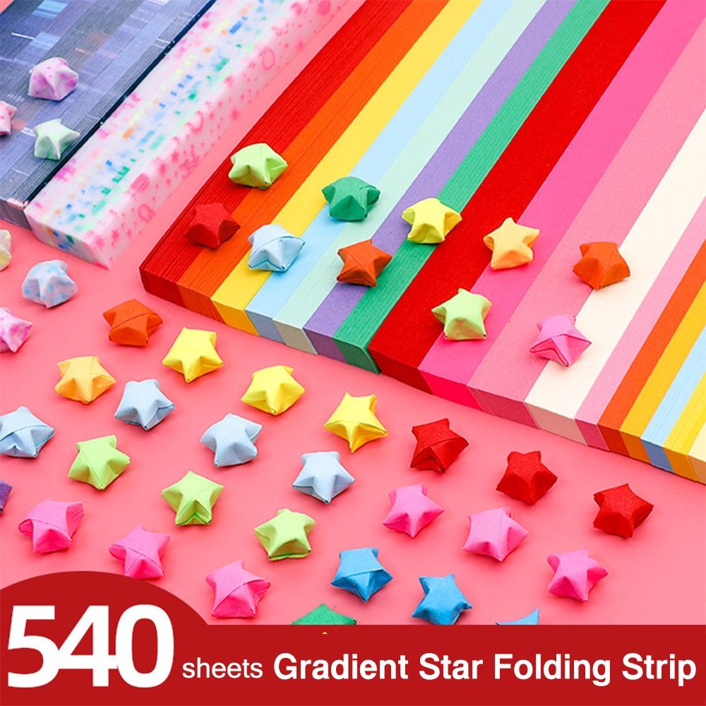 540 Peças de Papel Origami em  - Art Craft Show avaliação e preço