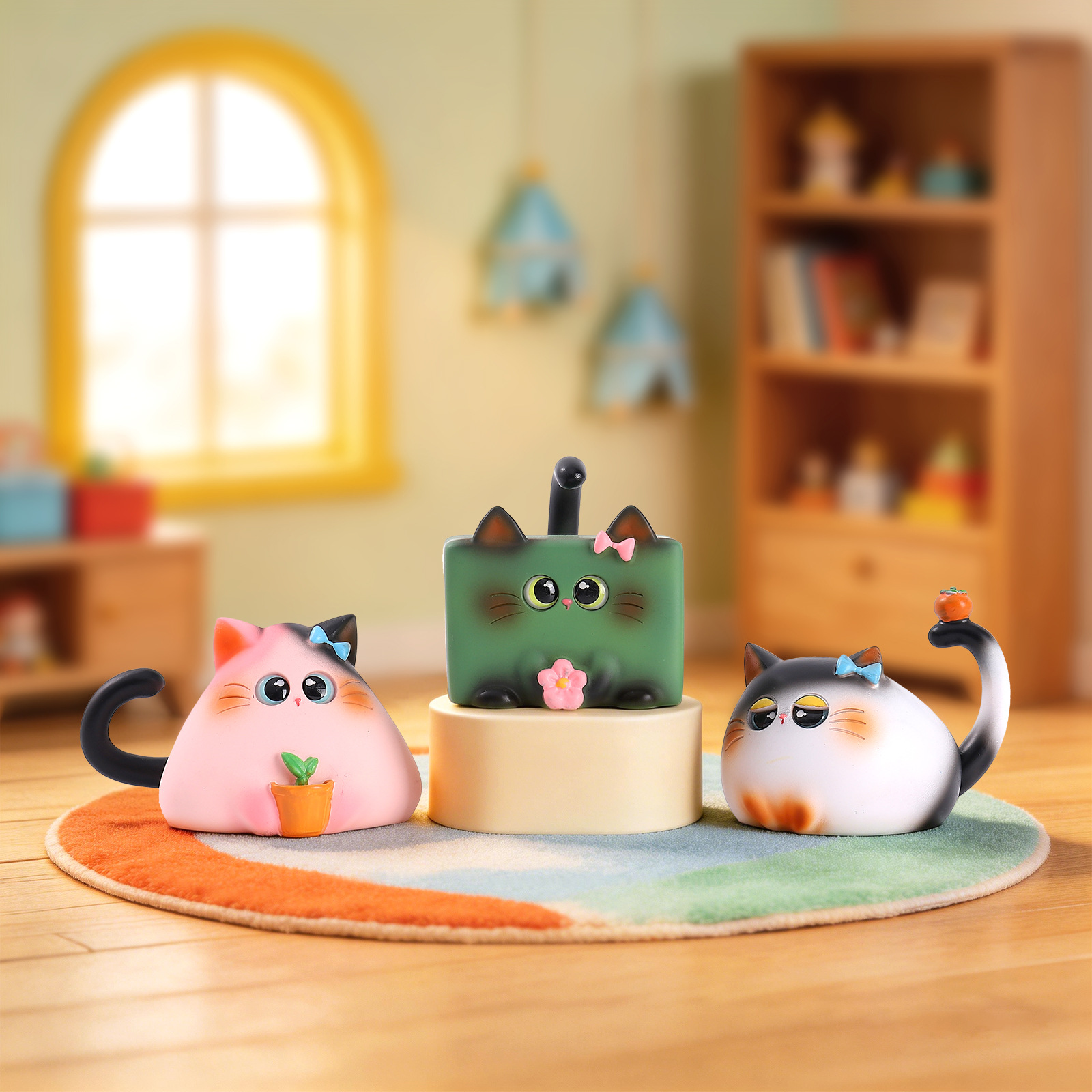 Figurinha de Gato em Caixa Sur - Art Craft Website avaliação e preço