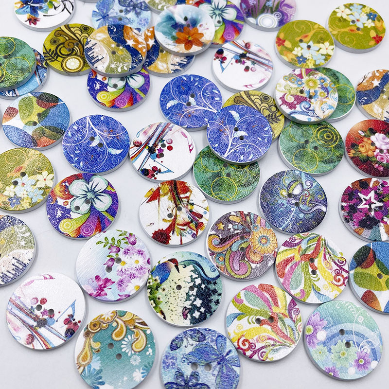 Botões decorativos de madeira  - Art Craft Kite avaliação e preço