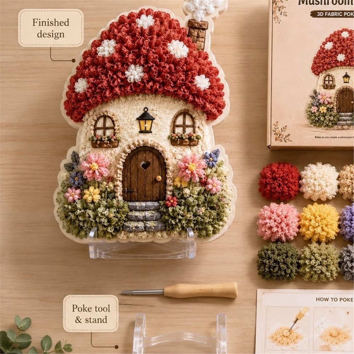 Kit de Arte em Tecido 3D 