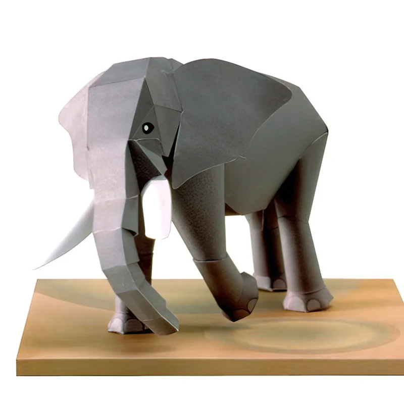 Elefante africano origami arte - Art Craft Elephant avaliação e preço