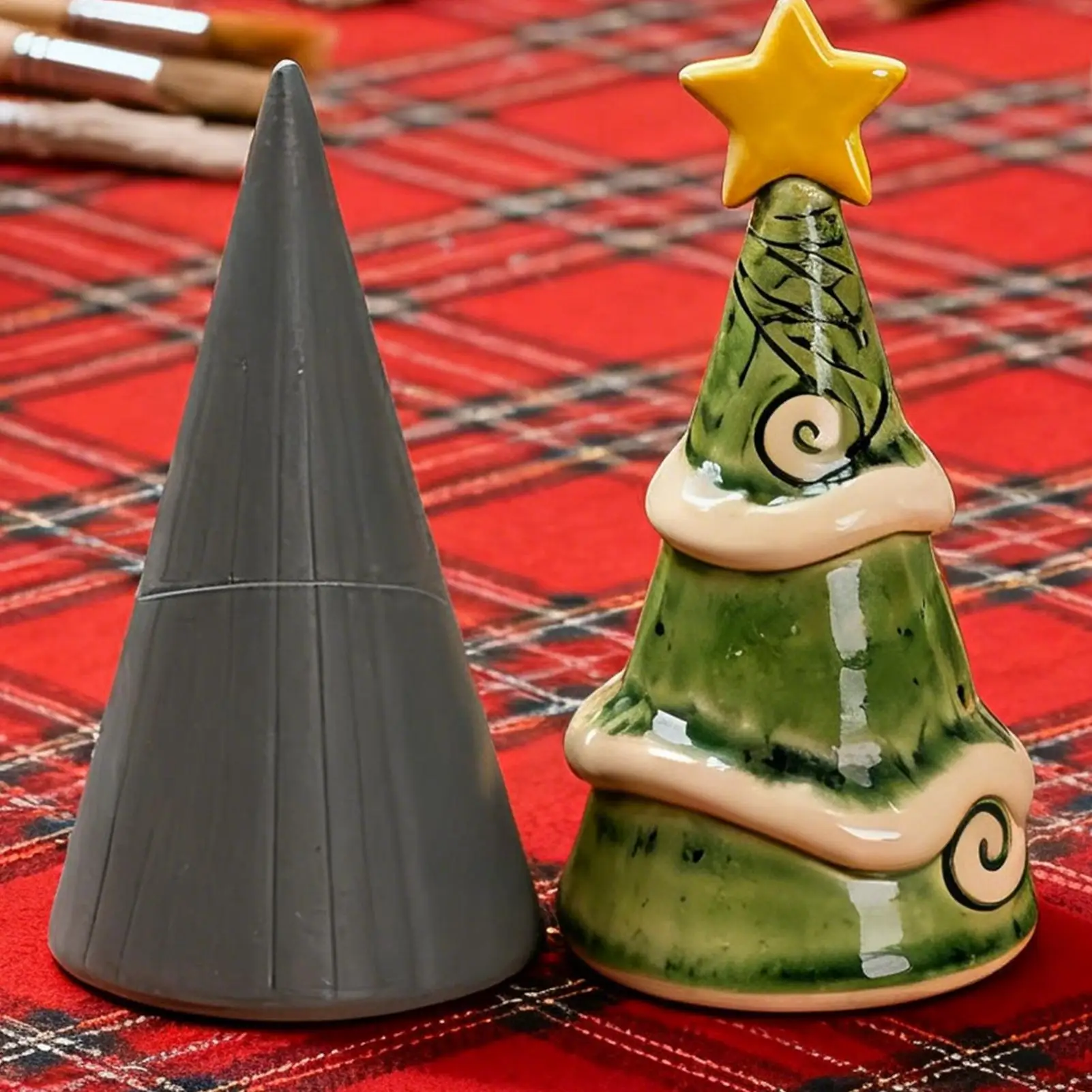 Moldes de Cerâmica Reutilizáve - Art Craft Christmas Tree avaliação e preço
