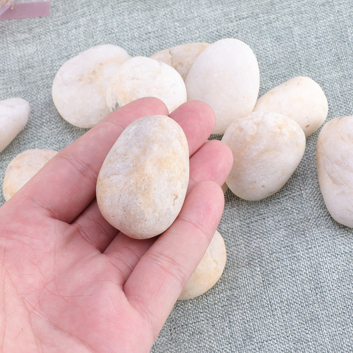 Pedras Cinzas Lisas de 350G pa - Art Craft Project avaliação e preço