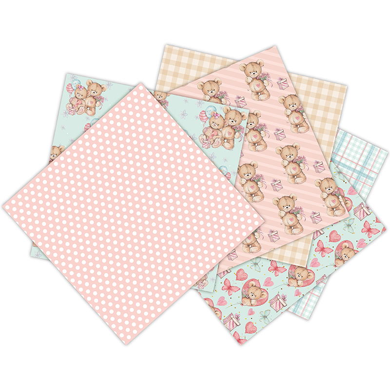 Pequeno urso almofadas de pape - Art Craft Background avaliação e preço