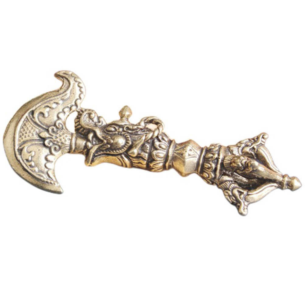 Mini Vajra Pestle de Latão: Or - Art Craft Decoration avaliação e preço