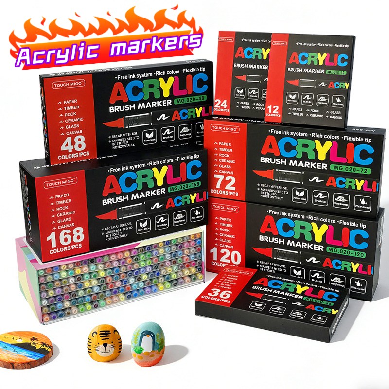 Conjunto de Marcadores Acrílic - Illustration Marker Set avaliação e preço