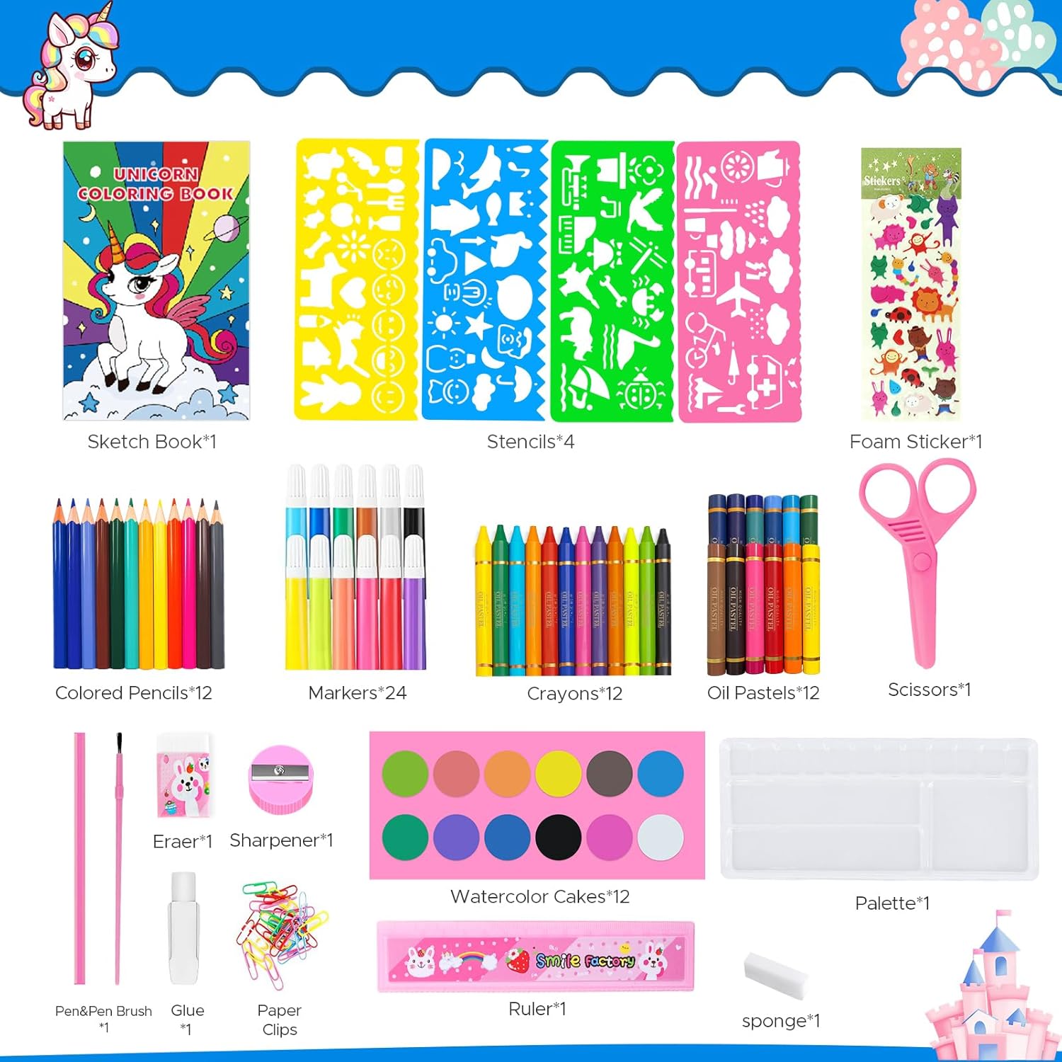 Conjunto de livros para colori - Illustration Marker Set avaliação e preço
