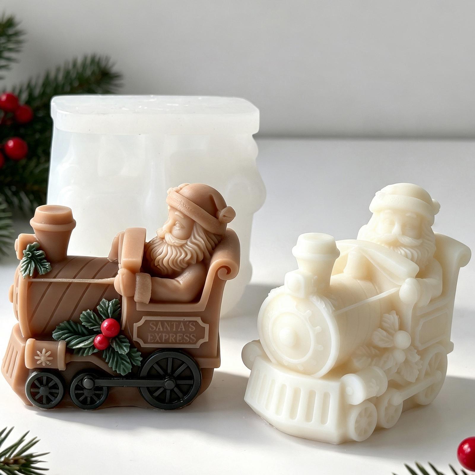 Molde de vela de Natal em form - Art Craft Show avaliação e preço