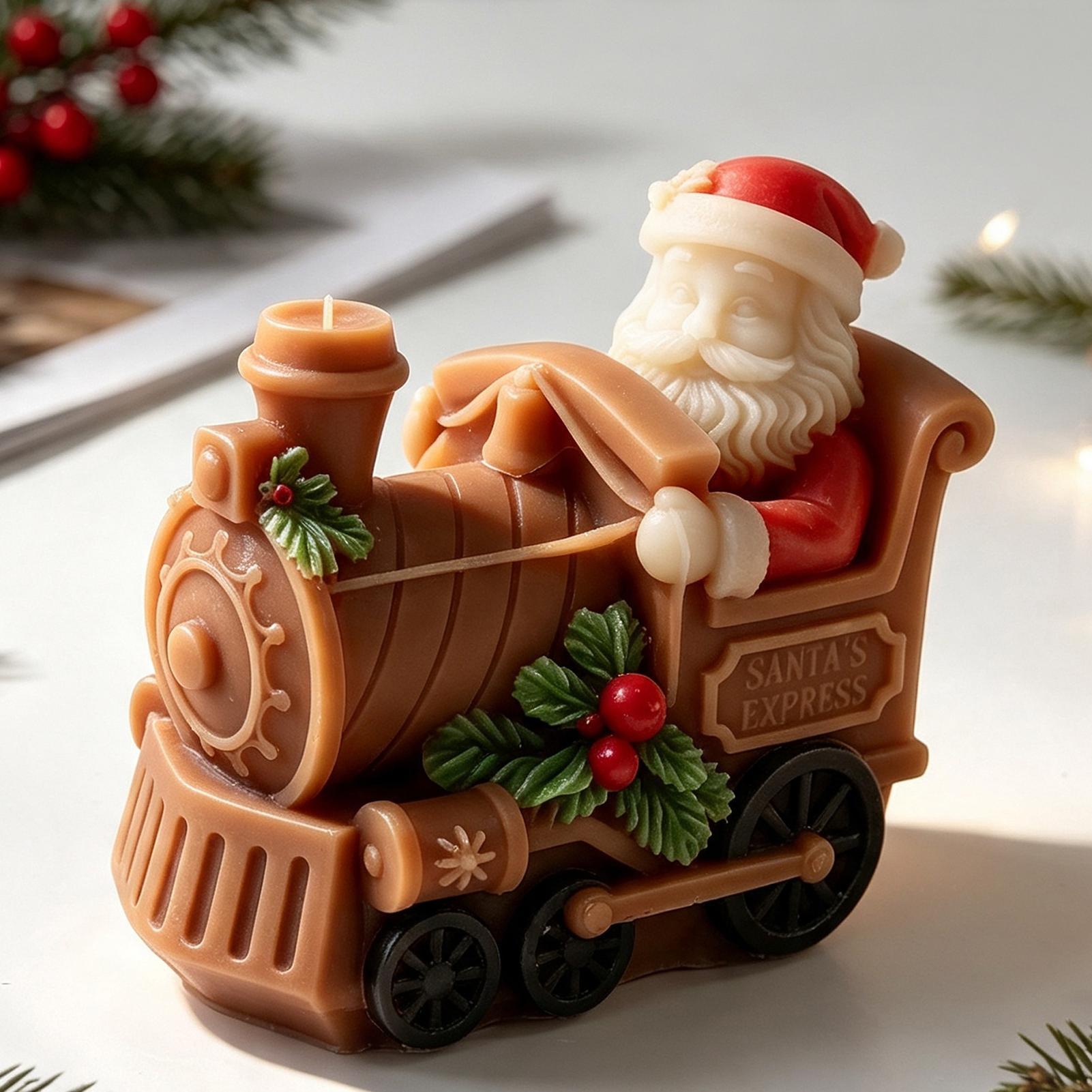 Molde de vela de Natal em form - Art Craft Show avaliação e preço
