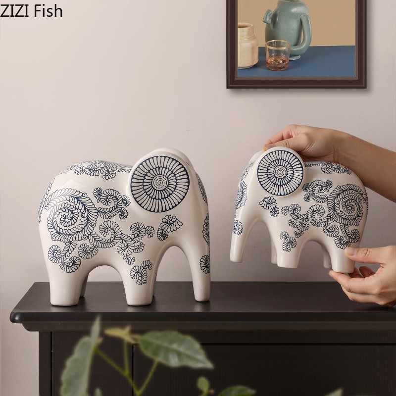 Novo Ornamento de Elefante em  - Art Craft Elephant avaliação e preço