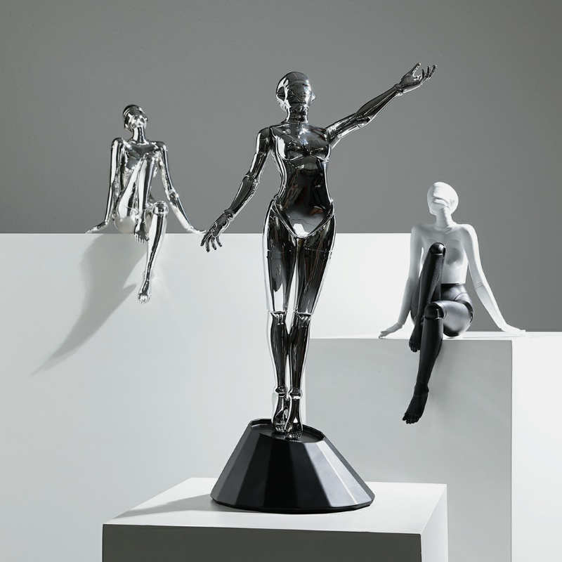 Escultura de personagem mecâni - Art Craft Robot avaliação e preço