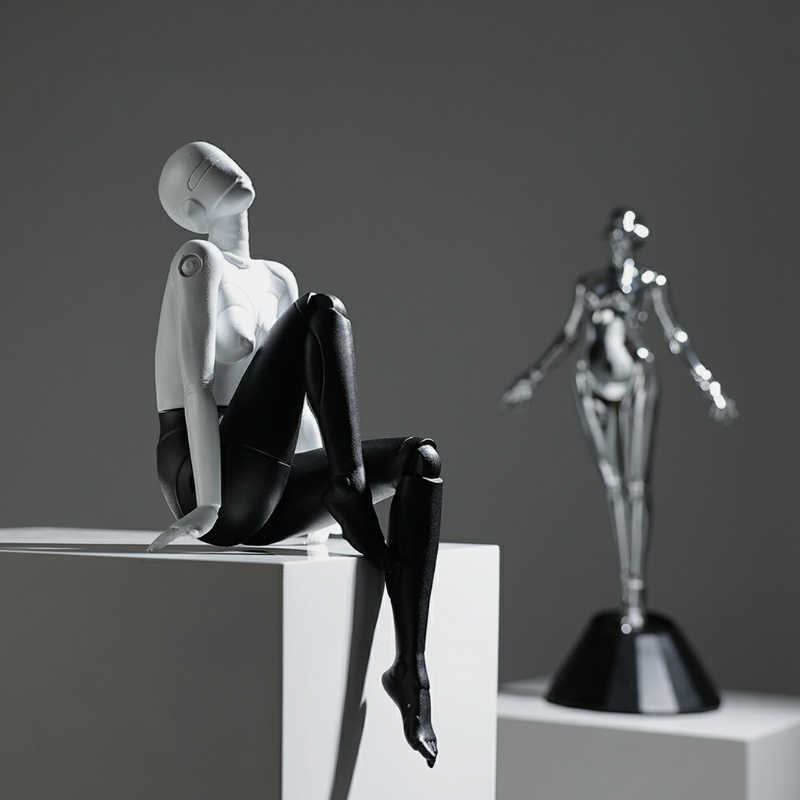 Escultura de personagem mecâni - Art Craft Robot avaliação e preço