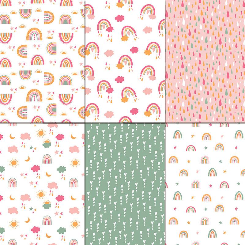 Conjunto de 24 Folhas de Papel - Art Craft Background avaliação e preço