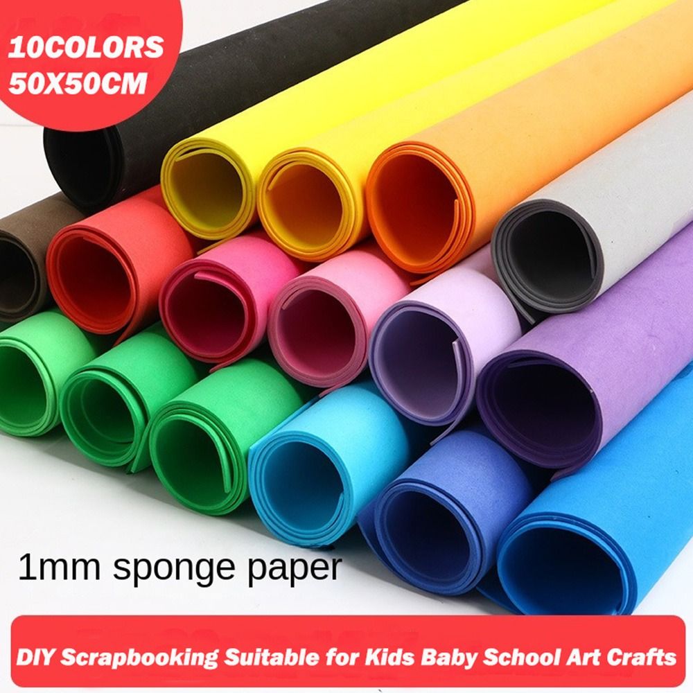 Novo Papel Esponjoso Colorido  - Art Craft Show avaliação e preço