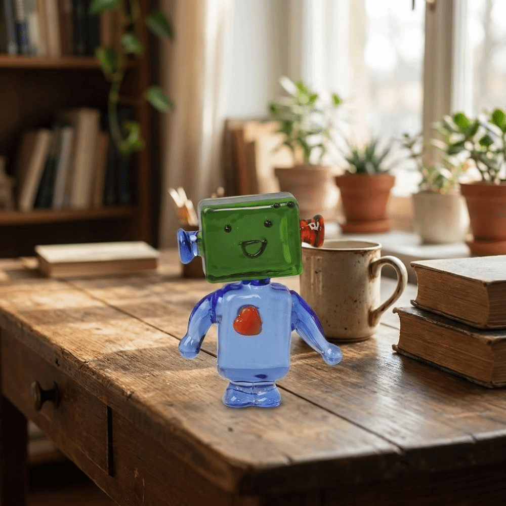 Ornamentos de Robô Coloridos e - Art Craft Robot avaliação e preço