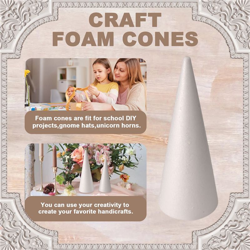 Pacote com 24 cones de espuma  - Art Craft Christmas Tree avaliação e preço