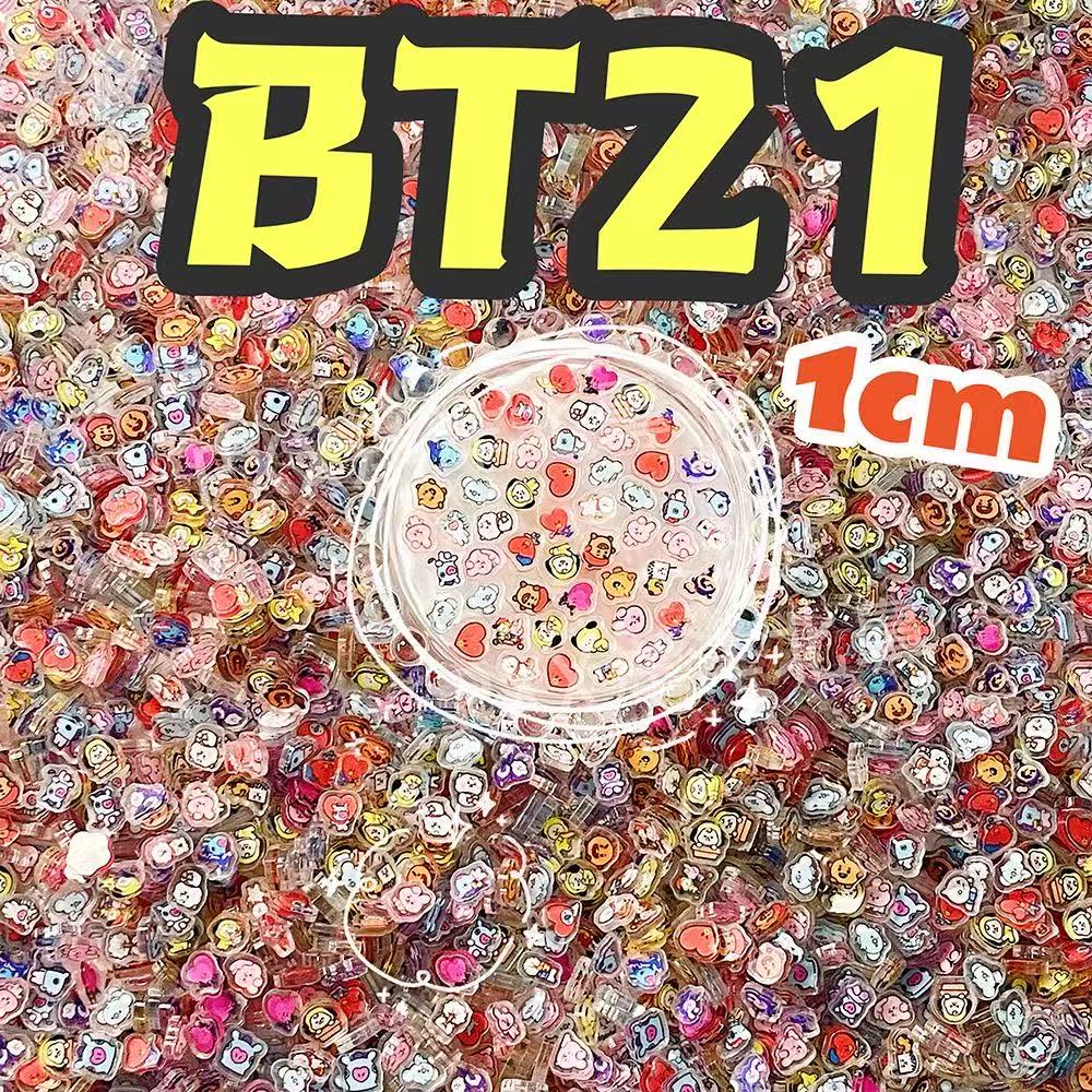100 peças BT21 BTS de acrílico - Art Craft Material avaliação e preço