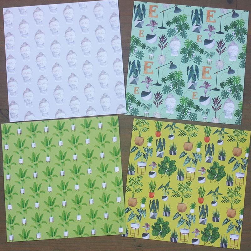 24 Folhas de Papel Artesanal M - Art Craft Background avaliação e preço