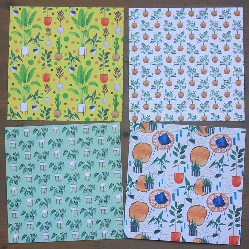 24 Folhas de Papel Artesanal M - Art Craft Background avaliação e preço