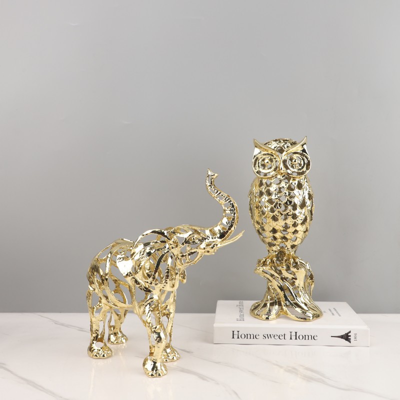 Artesanato de metal escultura  - Art Craft Elephant avaliação e preço