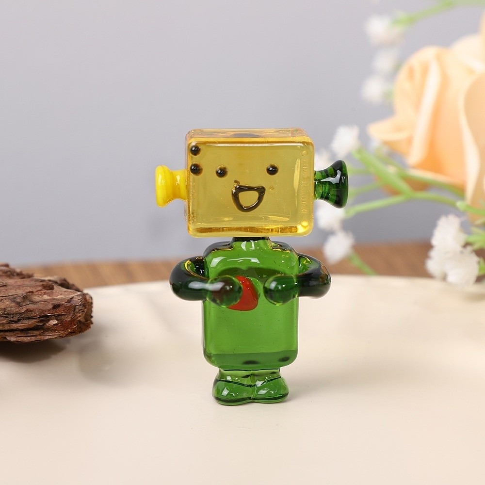 Enfeites de Robôs Coloridos e  - Art Craft Robot avaliação e preço