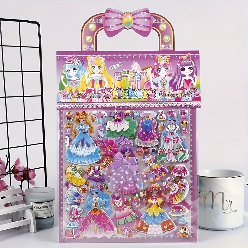 Princesa vestir-se adesivos in - Art Craft Toddler avaliação e preço