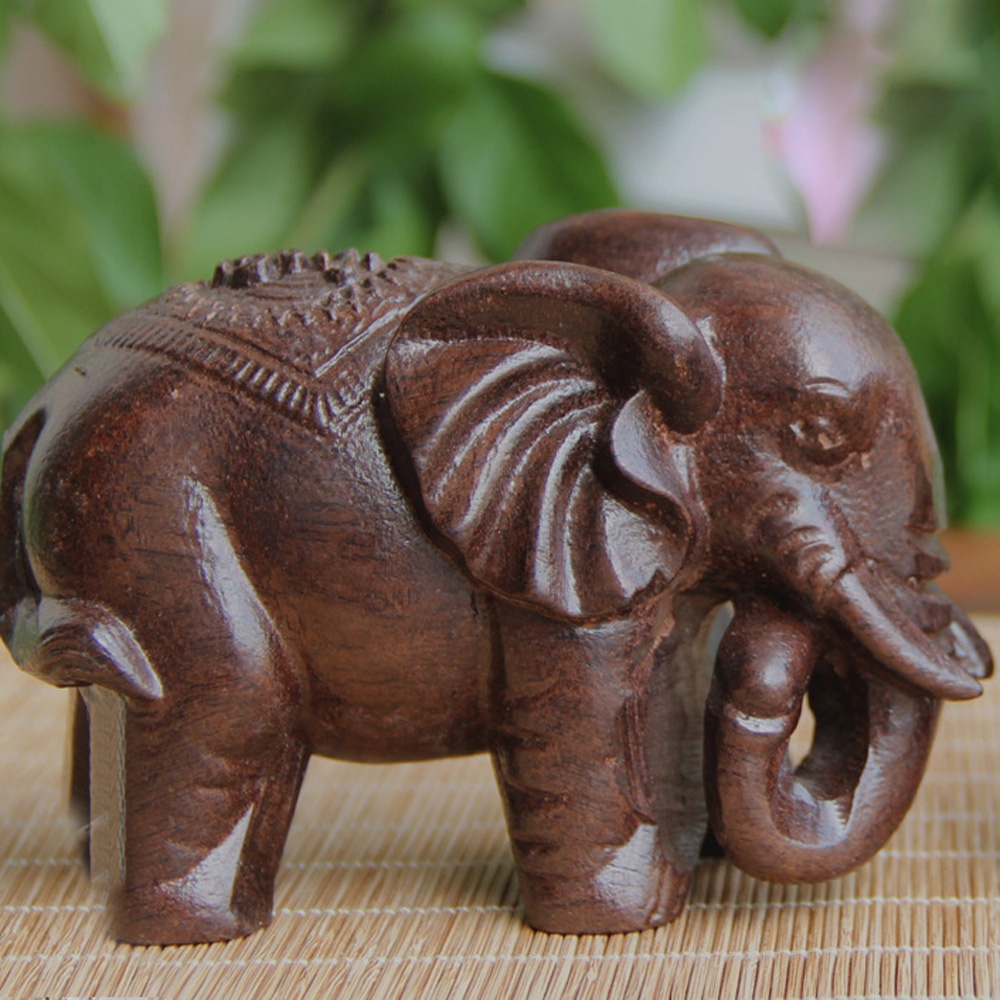 Escultura De Elefante De Madei - Art Craft Elephant avaliação e preço